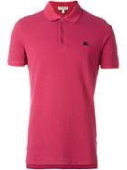 Burberry Brit Classic Polo Shirt, Men's, Size: M, Pink/purple, Cotton