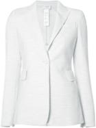 Akris Punto Flap Pockets Blazer, Women's, Size: 4, White, Wool