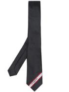 Givenchy Logo Band Jacquard Tie - Black