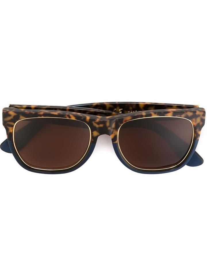 Retrosuperfuture 'classic Costiera' Sunglasses, Adult Unisex, Brown, Acetate
