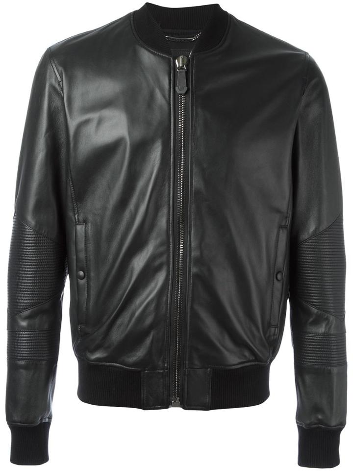 Philipp Plein Grenade Bomber Jacket - Black