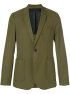 Ami Alexandre Mattiussi Half-lined Two Buttons Jacket - Green