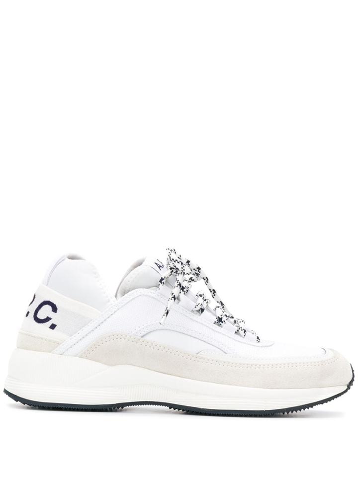 A.p.c. Run Around Sneakers - White