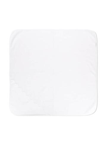 Knot Myrtle Baby Towel - White