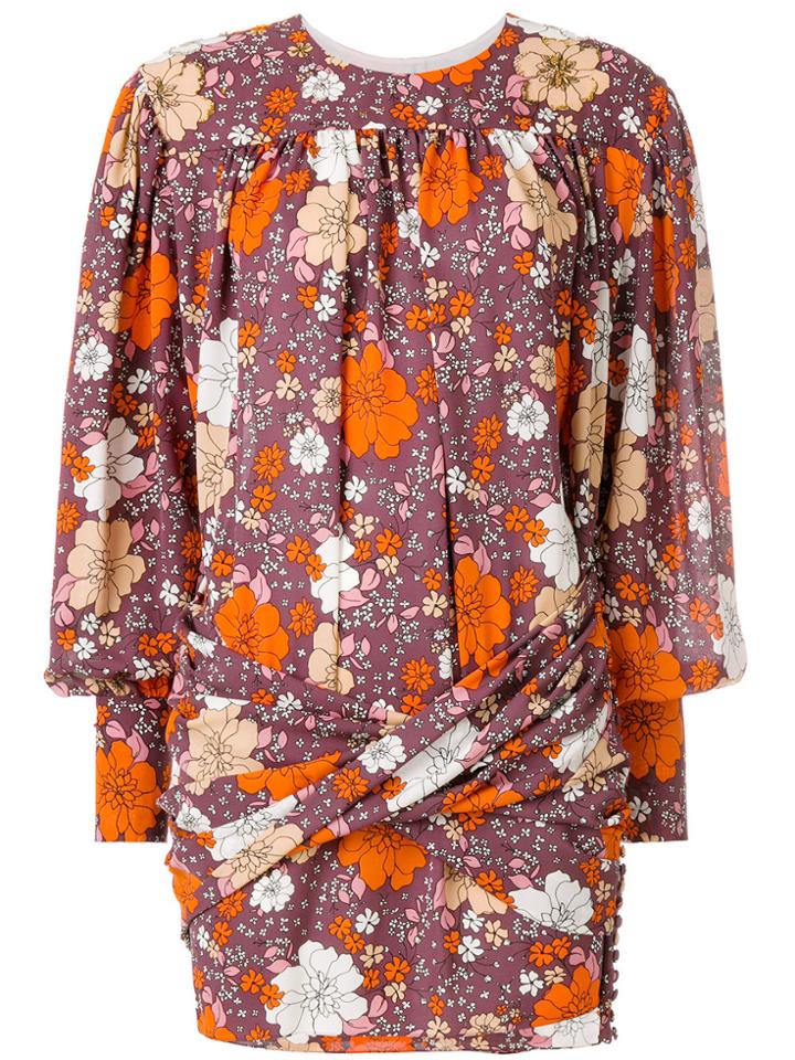Magda Butrym Zadar Dress - Pink & Purple