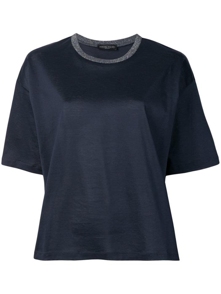 Fabiana Filippi Boxy T-shirt - Blue