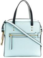Joseph Square Tote - Blue