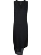 Ji Oh Perforated Asymmetric Dress