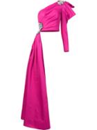 Moschino Crystal Embellished Asymmetric Top