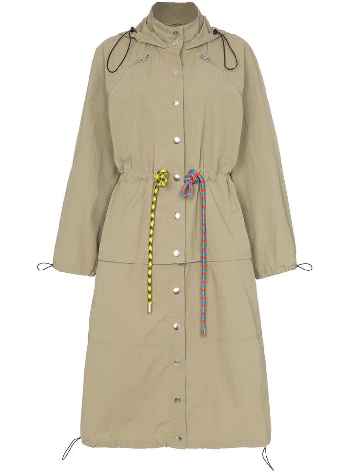 Proenza Schouler Pswl Parachute Coat - Grey