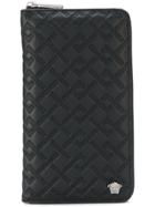 Versace Embossed Wallet - Black