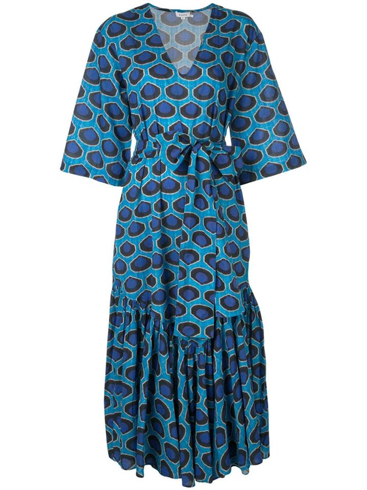 Rhode Resort Printed Midi Dress - Blue