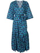 Rhode Resort Printed Midi Dress - Blue