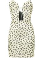 Manning Cartell Strapless Leopard-print Dress - Nude & Neutrals