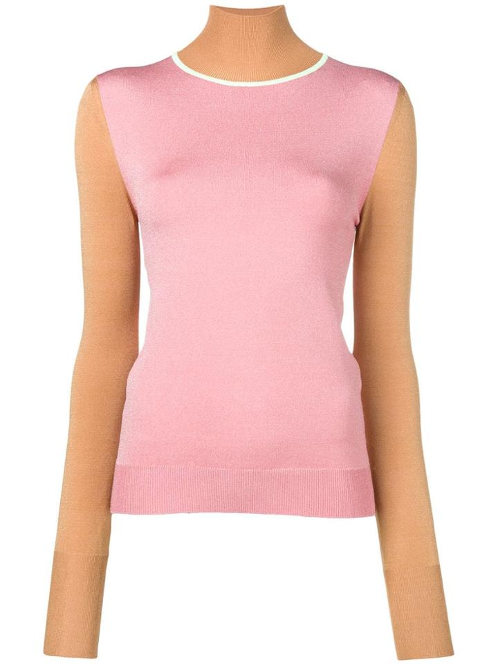 Roksanda Roll Neck Jumper - Pink & Purple