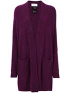 Christian Wijnants - Korai Cardi-coat - Women - Polyamide/virgin Wool - L, Pink/purple, Polyamide/virgin Wool