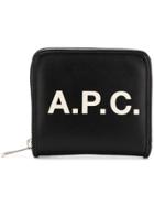 A.p.c. Logo Print Wallet - Black