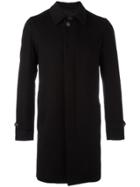 Herno Cashmere Fitted Coat - Black