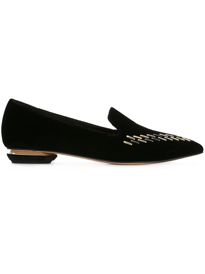 Nicholas Kirkwood Beya Visage Loafers - Black