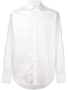 Etro Plain Shirt, Men's, Size: 44, White, Cotton