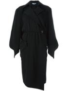 Thierry Mugler Vintage Asymmetric Coat - Black
