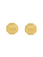 Moschino Shop Clip On Earrings - Metallic