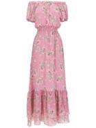 Clube Bossa La Pomme Long Silk Dress - Pink