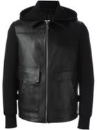 Neil Barrett Leather Hooded Jacket