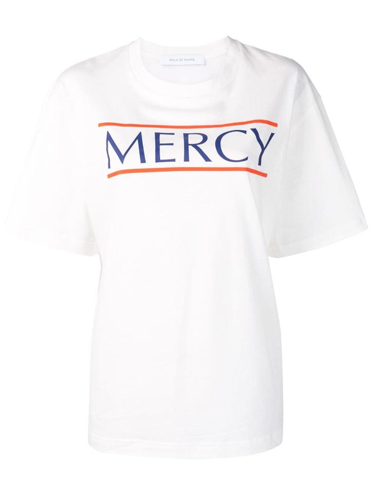 Walk Of Shame 'mercy' T-shirt - White