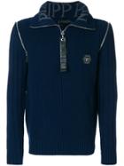 Philipp Plein Gener Knit Jacket - Blue