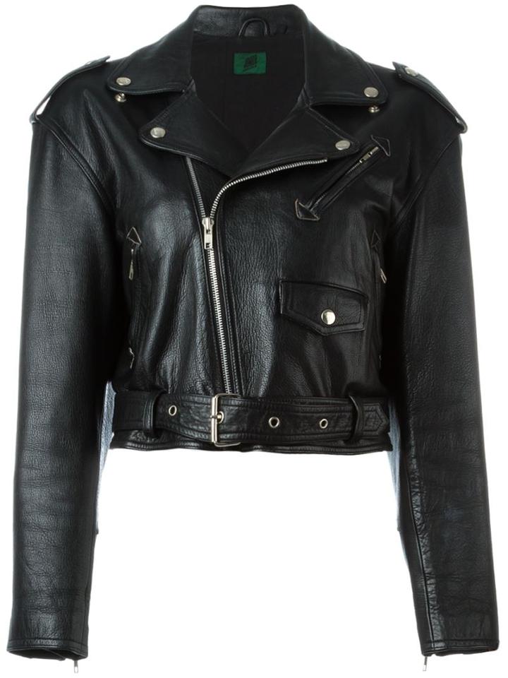 Jean Paul Gaultier Vintage 'les Poupées' Cropped Biker Jacket