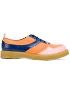 Comme Des Garçons Homme Plus Colour Block Brogues - Yellow & Orange