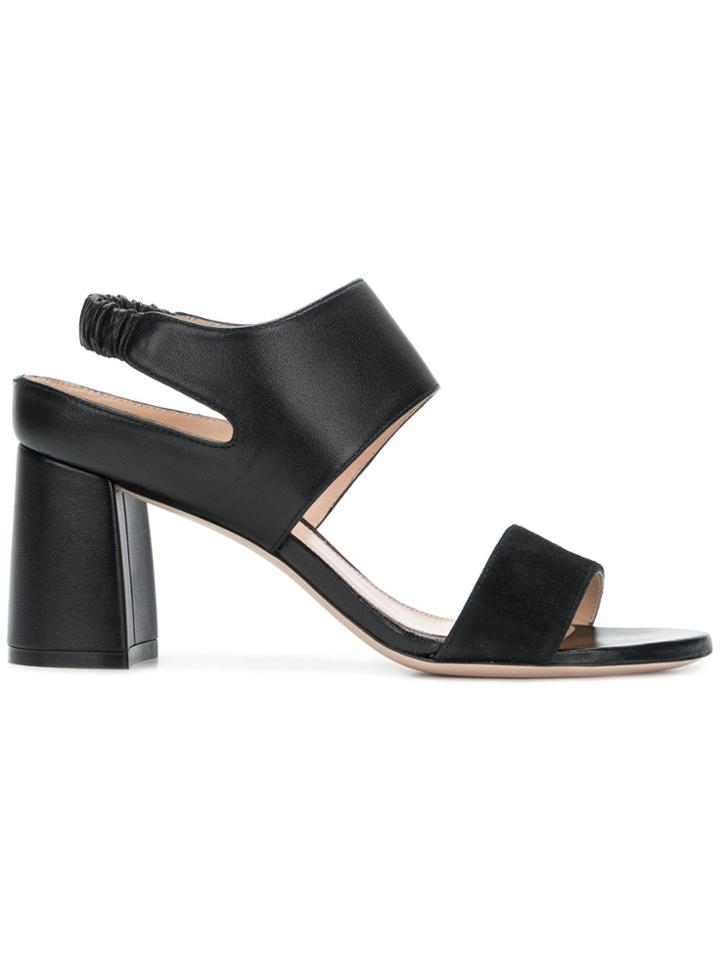 Stuart Weitzman Erica Sandals - Black