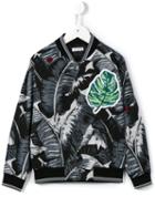 Dolce & Gabbana Kids - 'banana Leaf' Bomber Jacket - Kids - Nylon/viscose - 2 Yrs, Black