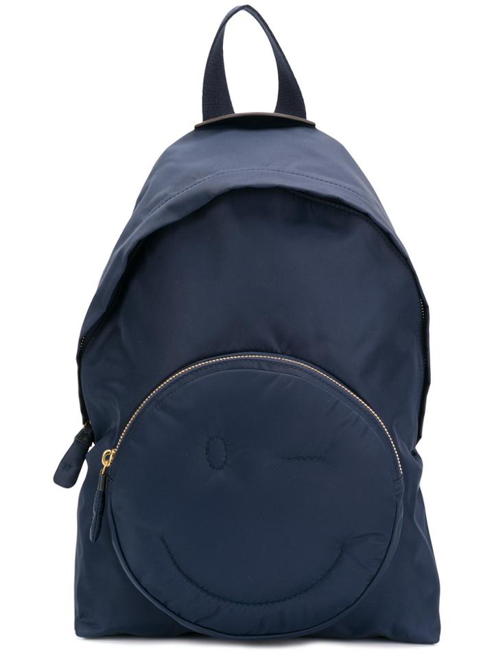 Anya Hindmarch Chubby Wink Backpack - Blue