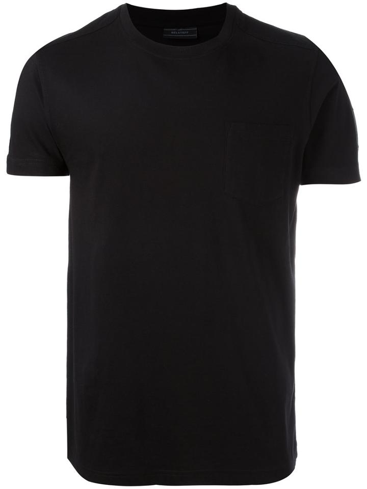 Belstaff Logo Patch T-shirt, Men's, Size: Xl, Black, Cotton