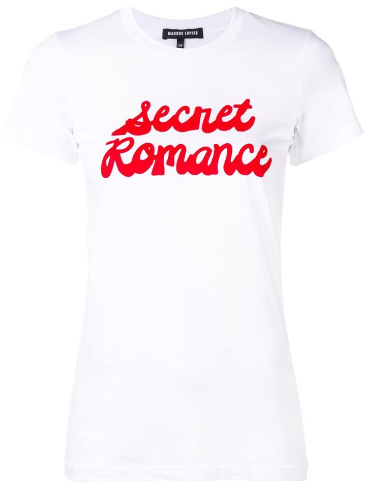 Markus Lupfer Secret Romance T-shirt - White