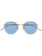 Thom Browne Eyewear Circle Sunglasses - Blue