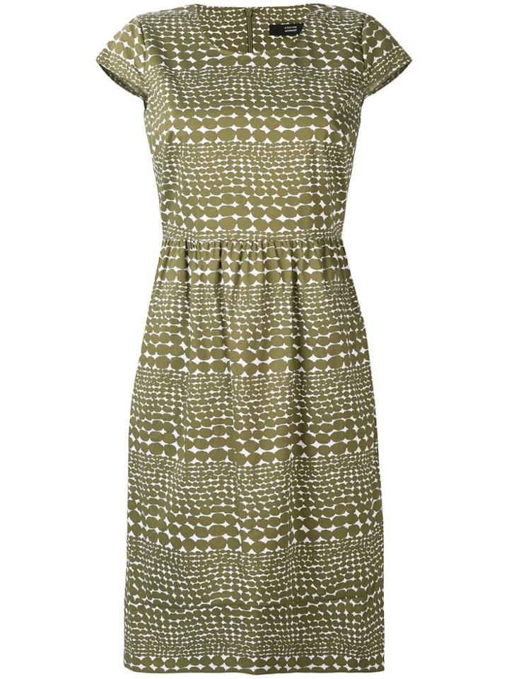 Steffen Schraut Short-sleeve Flared Dress - Green