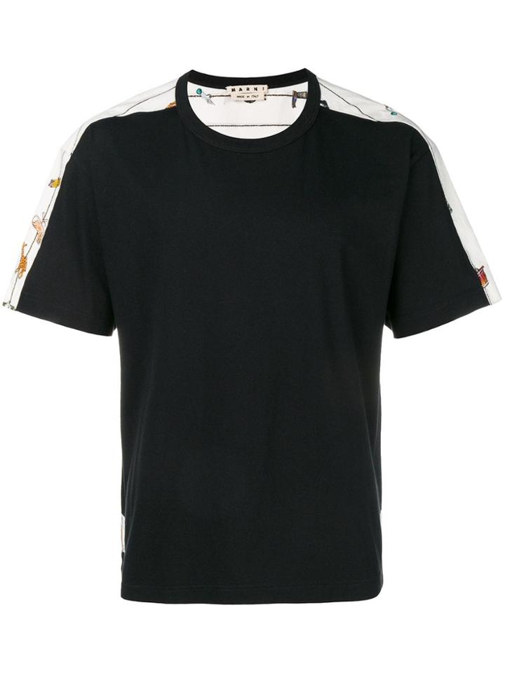 Marni Illustrated T-shirt - Black