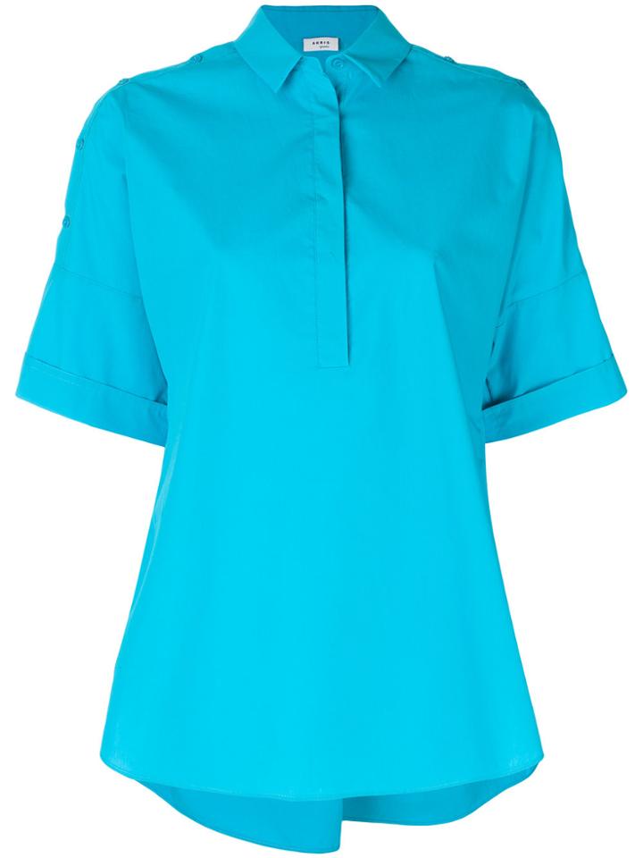 Akris Boxy Shirt - Blue