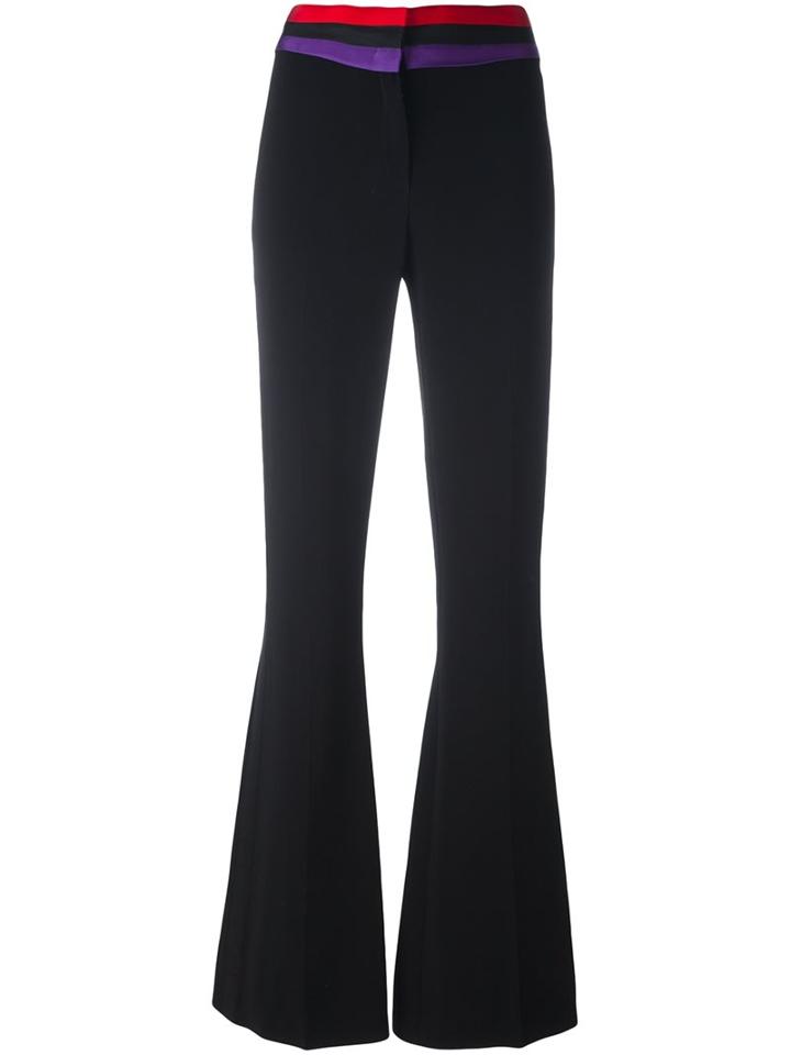Capucci High-waisted Flared Trousers