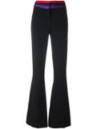 Capucci High-waisted Flared Trousers