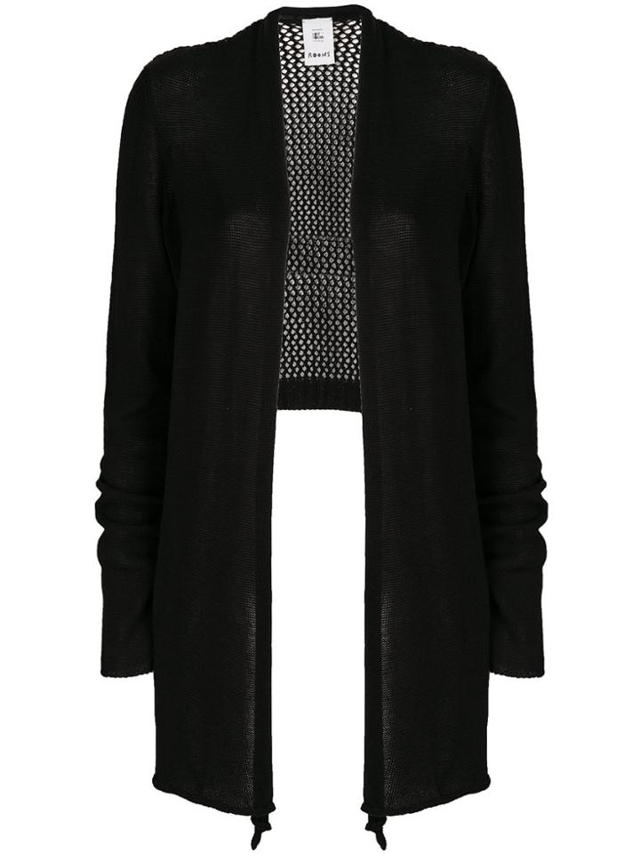 Lost & Found Rooms Side Slit Cardigan - Black