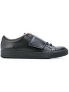 Lanvin Low-top Touch Strap Sneakers - Black