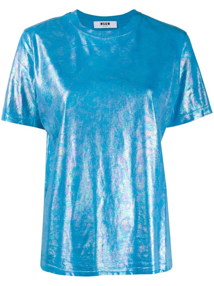Msgm Msgm 2742mdm179195797 84 Cyan Natural (vegetable)->cotton - Blue
