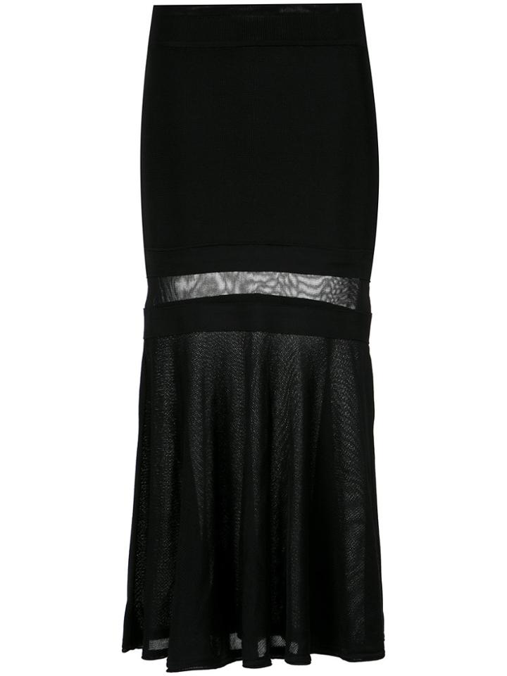 Andrea Bogosian Knit Midi Skirt - Black