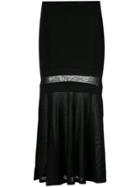 Andrea Bogosian Knit Midi Skirt - Black