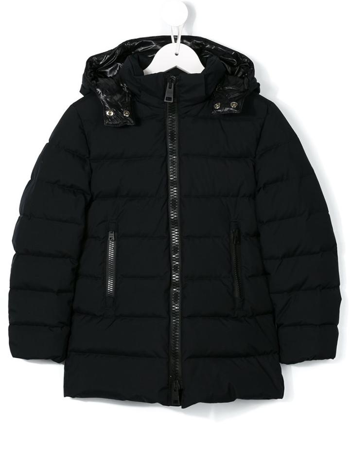 Herno Kids Hooded Padded Coat, Toddler Boy's, Size: 4 Yrs, Black