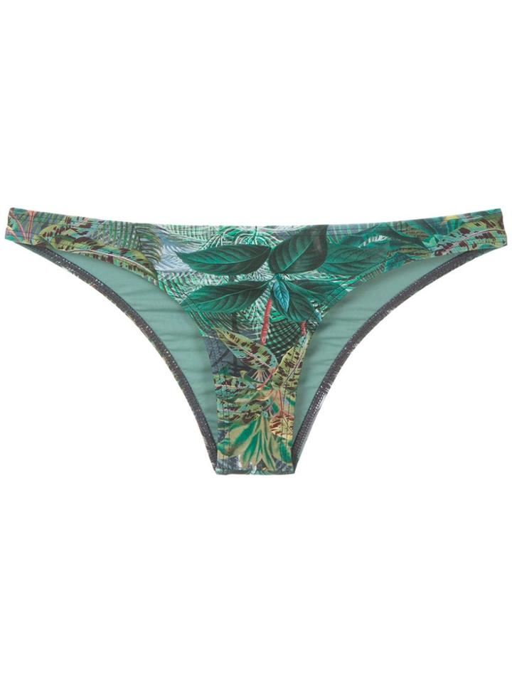 Lygia & Nanny Poipu Printed Bikini Bottom - Green